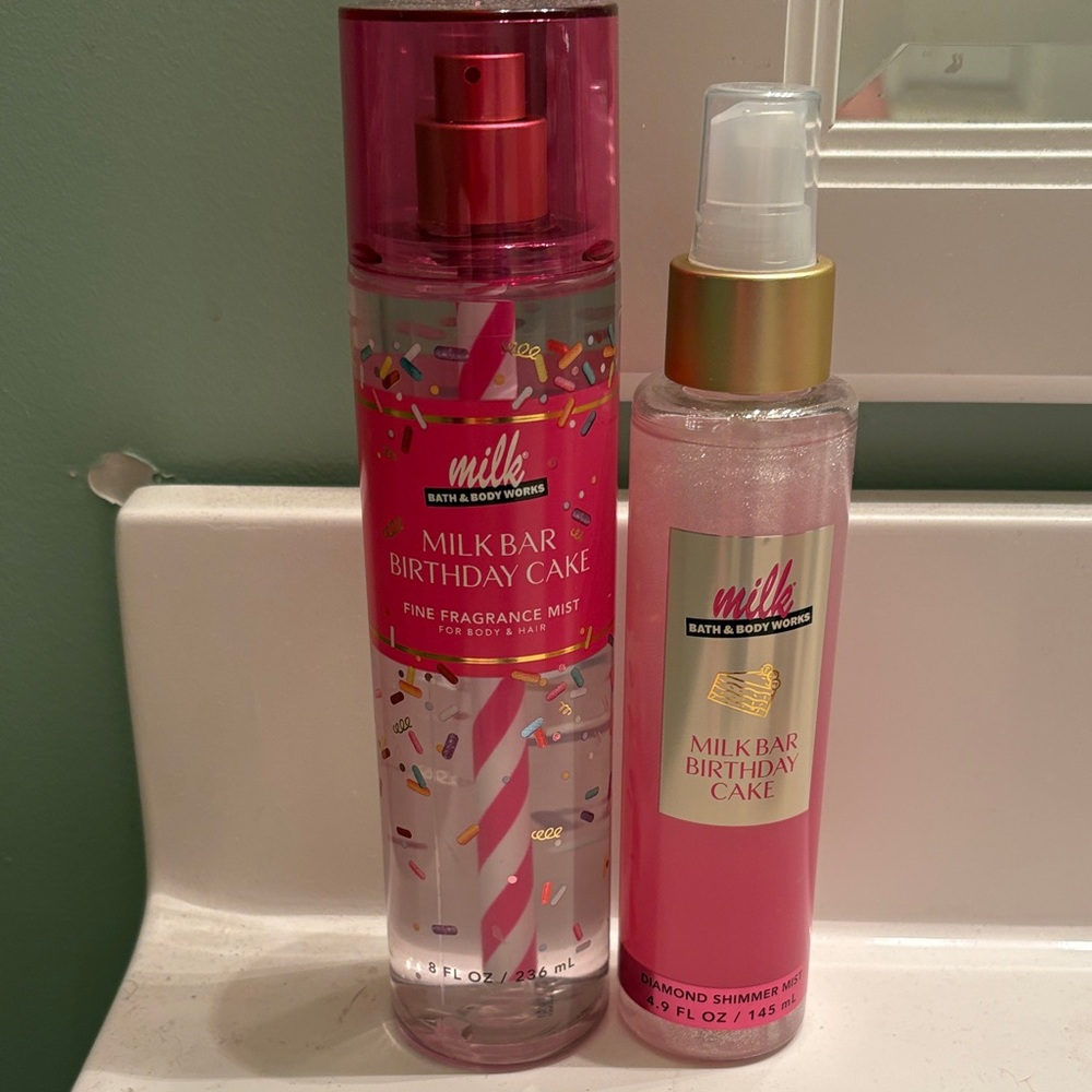 Milk Bar Birthday Cake Fragrance Mist and Shimmer Mist Set - Pink